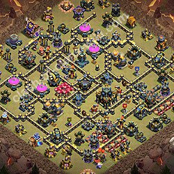 Municipio livello 17 Base di Guerra + Link, Ibrido - Miglior Disposizione Villaggio COC 2026 TH17, #3004
