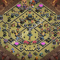 Municipio livello 17 Base di Guerra + Link - Miglior Disposizione Villaggio COC 2026 TH17, #3009