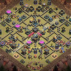 Municipio livello 17 Base di Guerra + Link, Anti tutto - Anti 2 Stelle Disposizione Villaggio COC 2026 TH17, #3015