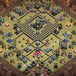 Base plan (layout), Town Hall Level 17 for clan wars (#3364)
