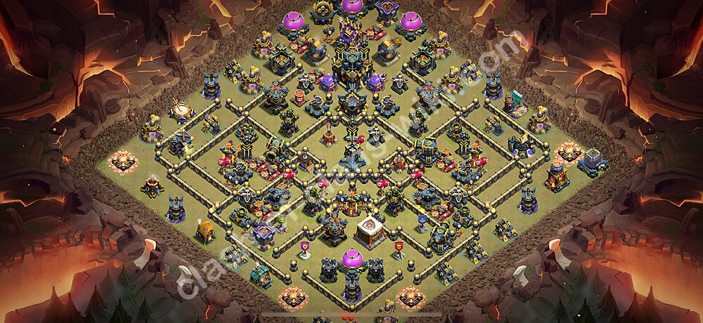 Top Base de Guerre HDV 17 + Lien (Link) 2025 gdc - Hôtel de Ville 17 Base Copier, #2249