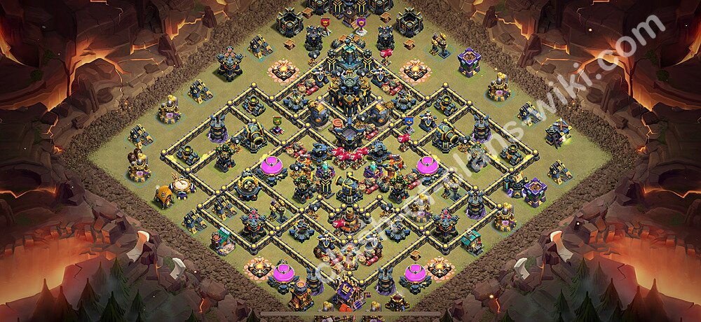 Top Base de Guerre HDV 17 + Lien (Link), Ligue des légendes 2025 gdc - Hôtel de Ville 17 Base Copier, #2265