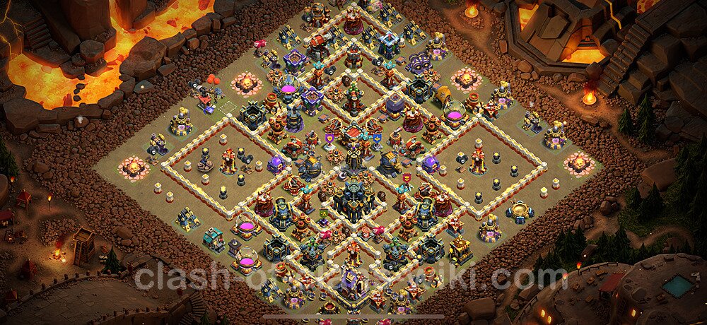 TH17 War Base Plan with Link, Anti Air / Electro Dragon, Copy Town Hall 17 CWL Design 2025, #2276