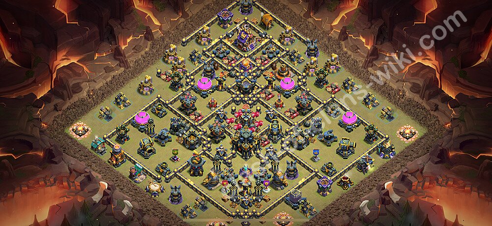 トロフィーコレクションの基本計画タウンホールレベル17, 異形2279