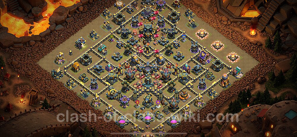 Die Anti 3 Sterne Clan War Base RH17 + Link, Anti Air / Electro Dragon 2025 - COC Rathaus Level 17 Kriegsbase (CK / CW), #2446