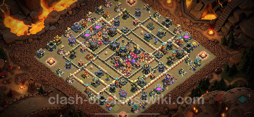 TH17 War Base Plan with Link, Anti Everything, Copy Town Hall 17 CWL Design 2025, #2479