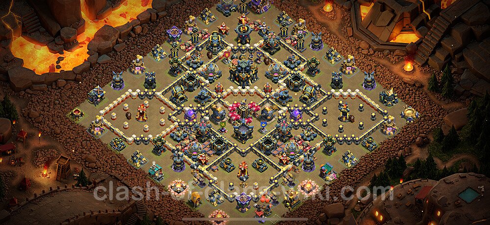 Die Clan War Base RH17 + Link, Anti Alles 2025 - COC Rathaus Level 17 Kriegsbase (CK / CW), #2563