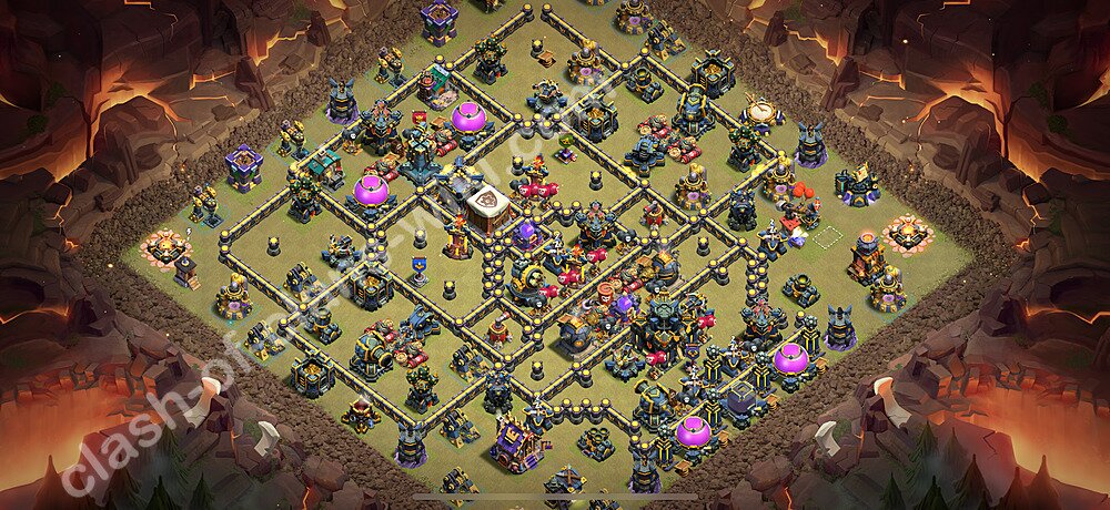 Municipio livello 17 Base di Guerra + Link - Miglior Disposizione Villaggio COC 2025 TH17, #2623