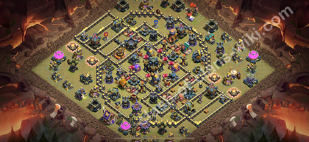 Municipio livello 17 Base di Guerra + Link - Miglior Disposizione Villaggio COC 2026 TH17, #2651