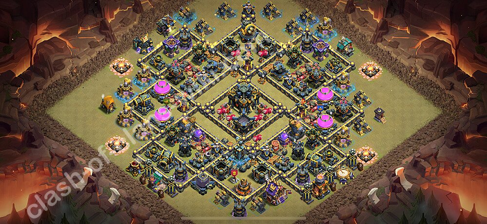 Municipio livello 17 Base di Guerra + Link, Anti tutto - Miglior Disposizione Villaggio COC 2026 TH17, #2678