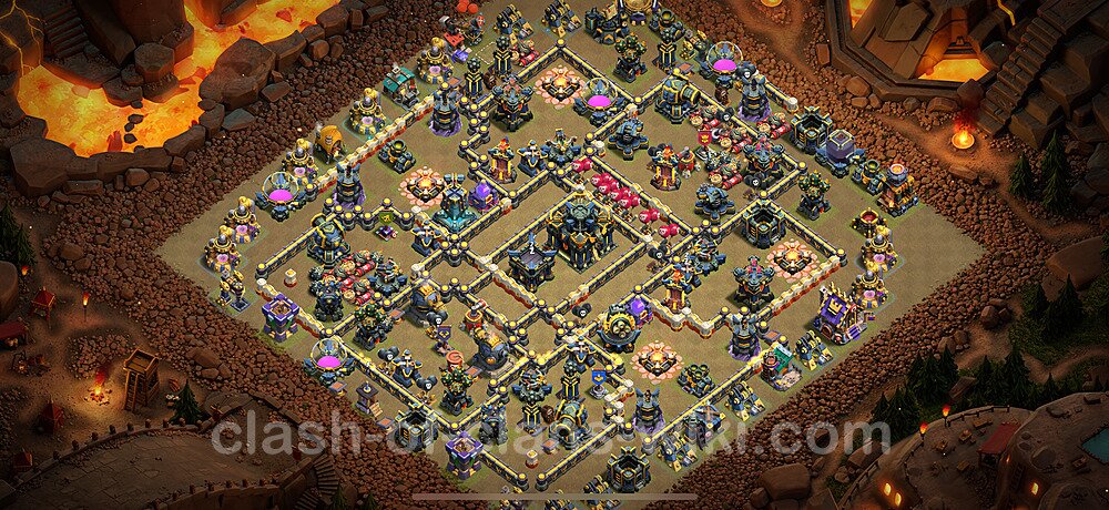 TH17 War Base Plan with Link, Copy Town Hall 17 CWL Design 2025, #2679