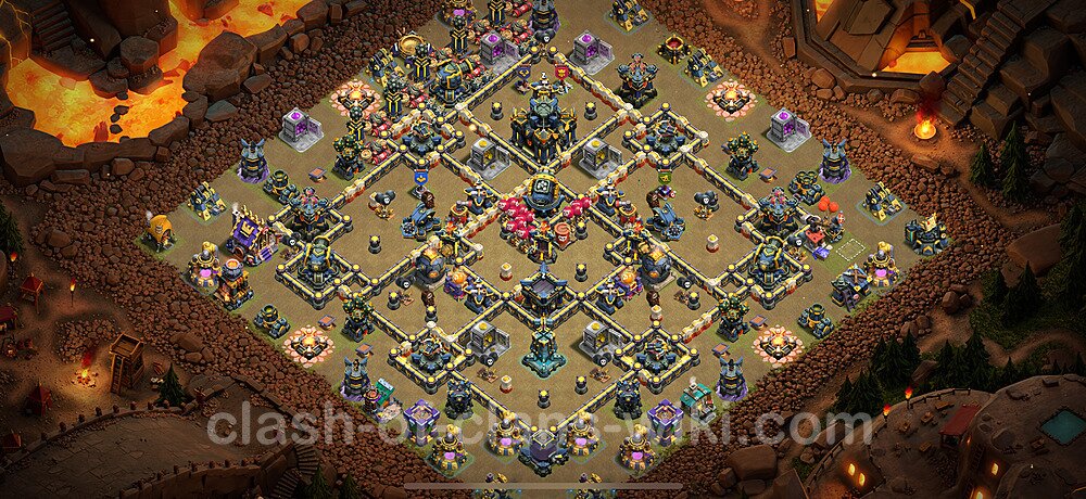 TH17 War Base Plan with Link, Anti Everything, Copy Town Hall 17 CWL Design 2025, #2697