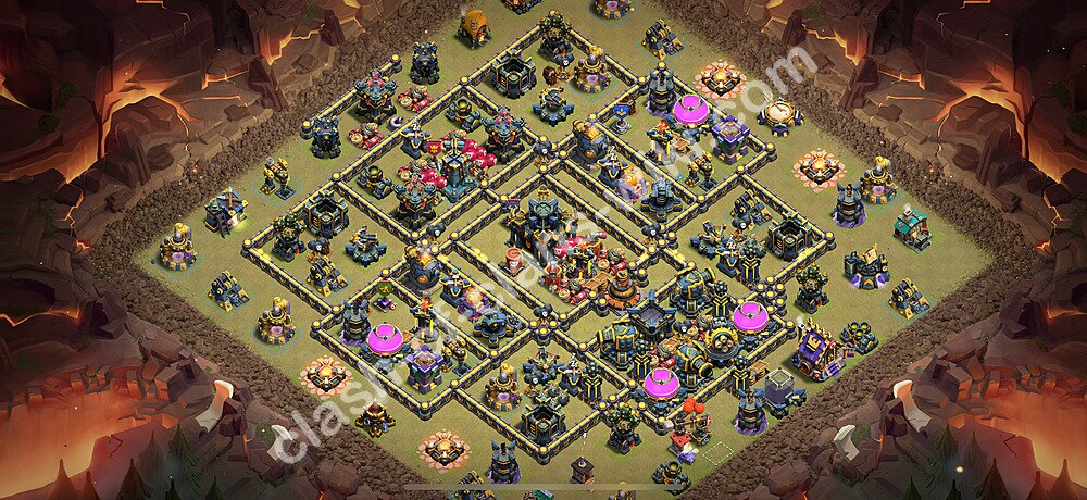 Municipio livello 17 Base di Guerra + Link, Anti tutto - Miglior Disposizione Villaggio COC 2026 TH17, #2703