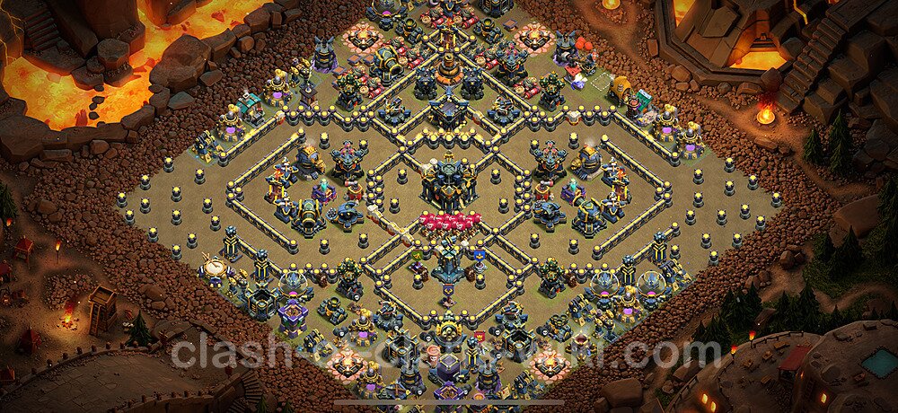 Municipio livello 17 Base di Guerra + Link - Miglior Disposizione Villaggio COC 2025 TH17, #2748