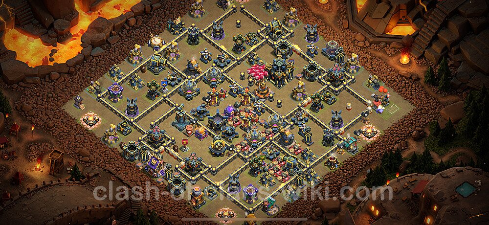 TH17 War Base Plan with Link, Copy Town Hall 17 CWL Design 2025, #2754