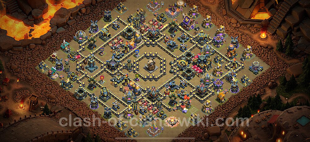 TH17 War Base Plan with Link, Copy Town Hall 17 CWL Design 2025, #2851