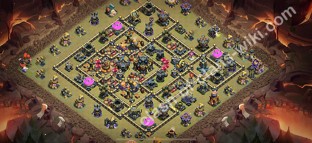 Municipio livello 17 Base di Guerra + Link - Anti 2 Stelle Disposizione Villaggio COC 2026 TH17, #2873