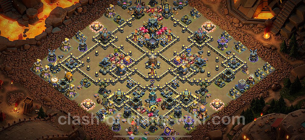 Die Clan War Base RH17 + Link, Anti Alles 2025 - COC Rathaus Level 17 Kriegsbase (CK / CW), #2934