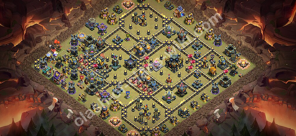 Municipio livello 17 Base di Guerra + Link - Miglior Disposizione Villaggio COC 2026 TH17, #2935