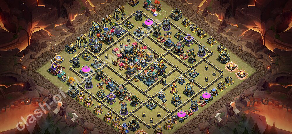 TH17 War Base Plan with Link, Copy Town Hall 17 CWL Design 2026, #2997
