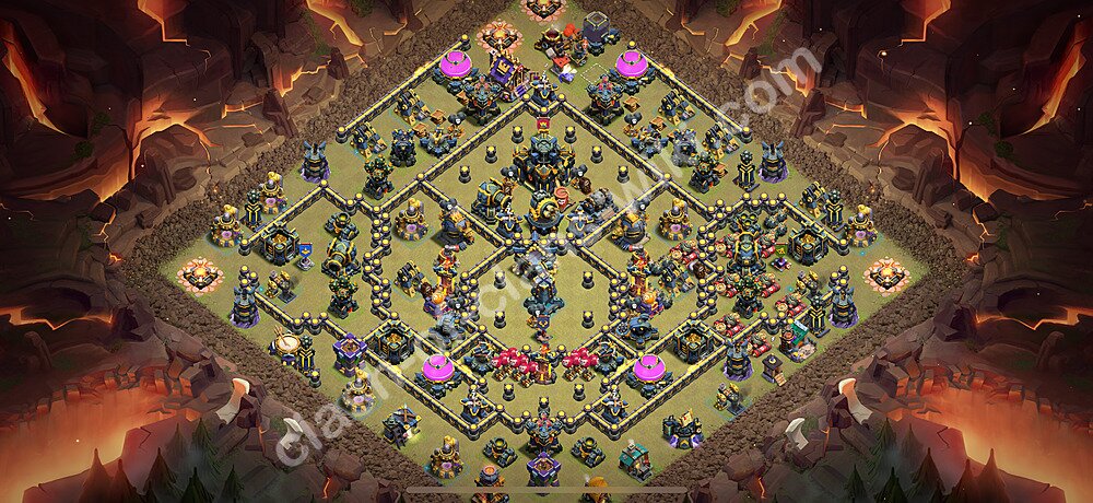 Municipio livello 17 Base di Guerra + Link - Miglior Disposizione Villaggio COC 2025 TH17, #3009