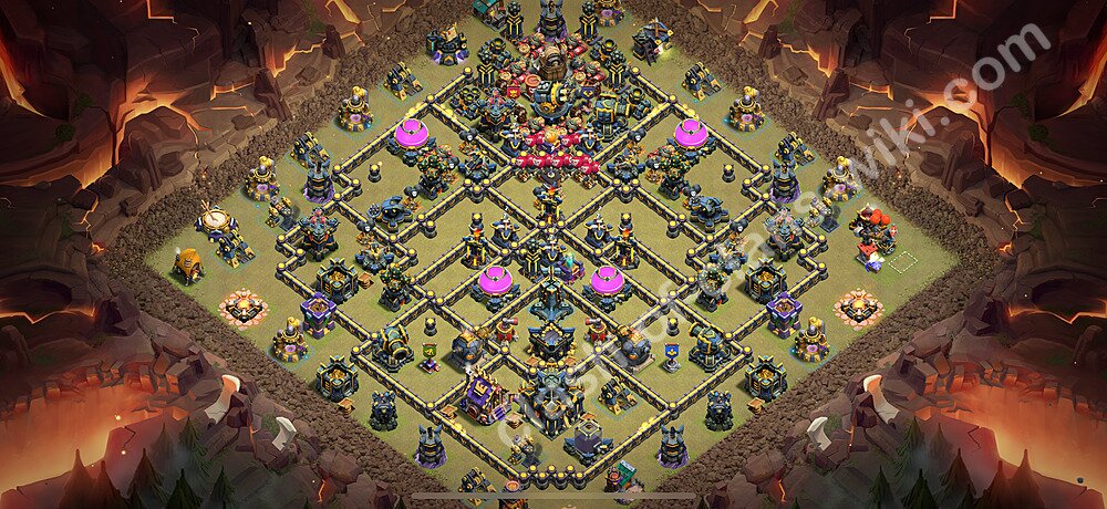 Municipio livello 17 Base di Guerra + Link - Miglior Disposizione Villaggio COC 2025 TH17, #3010