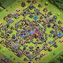 Die Anti 3 Sterne Base RH18 + Link, Hybrid 2026 - COC Rathaus 18 Kopieren Base, #3026