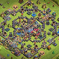 Top Anti 3 Etoiles Base HDV 18 + Lien (Link), Hybride 2026 - Hôtel de Ville 18 Base Copier, #3026