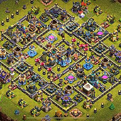 Base plan (layout), Town Hall Level 18 for trophies (defense) (#3032)