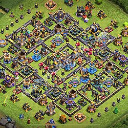 トロフィーコレクションの基本計画タウンホールレベル18, 異形3032