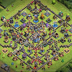 TH18 Anti 2 Stars Base Plan with Link, Legend League, Copy Town Hall 18 Base Design 2026, #3042