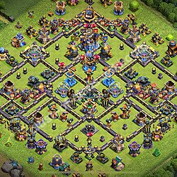 TH18 Trophy Base Plan with Link, Legend League, Copy Town Hall 18 Base Design 2026, #3043