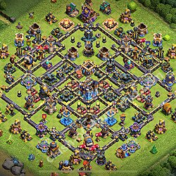 Diseño de aldea Anti 2 Estrellas Ayuntamiento 18 Copiar, Liga de Leyenda - COC TH18 Perfecta Distribucion 2026 + Enlace, #3066