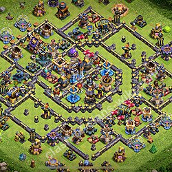 TH18 Anti 2 Stars Base Plan with Link, Legend League, Copy Town Hall 18 Base Design 2026, #3069