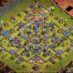 Anti Dragon TH18 Base Plan with Link, Hybrid, Copy Town Hall 18 Anti Air Design 2026, #3071
