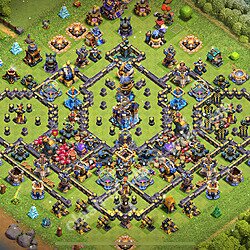 Base plan (layout), Town Hall Level 18 for trophies (defense) (#3103)