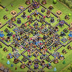 Base plan (layout), Town Hall Level 18 for trophies (defense) (#3124)