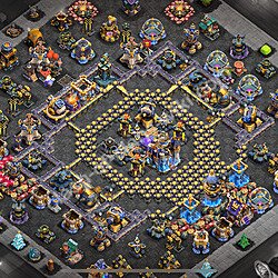 Top TH18 Unbeatable Anti Loot Base Plan with Link, Legend League, Copy Town Hall 18 Base Design 2026, #3140