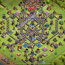 Base plan (layout), Town Hall Level 18 for trophies (defense) (#3238)