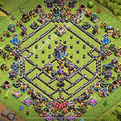 Base plan (layout), Town Hall Level 18 for trophies (defense) (#3240)