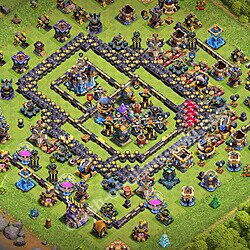 Diseño de aldea para Ayuntamiento nivel 18 para recogida de copas (#3247)