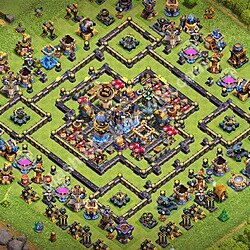 Base plan (layout), Town Hall Level 18 for trophies (defense) (#3248)