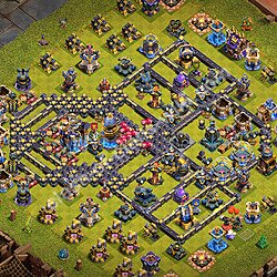 Base plan (layout), Town Hall Level 18 for trophies (defense) (#3299)