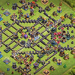 Base plan (layout), Town Hall Level 18 for trophies (defense) (#3304)