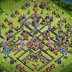 Base plan (layout), Town Hall Level 18 for trophies (defense) (#3345)