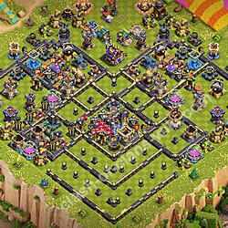 Base plan (layout), Town Hall Level 18 for trophies (defense) (#3352)