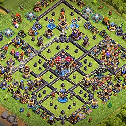 Base plan (layout), Town Hall Level 18 for trophies (defense) (#3451)