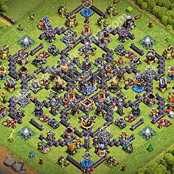 Base plan (layout), Town Hall Level 18 for trophies (defense) (#3536)