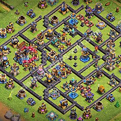Base plan (layout), Town Hall Level 18 for trophies (defense) (#3578)