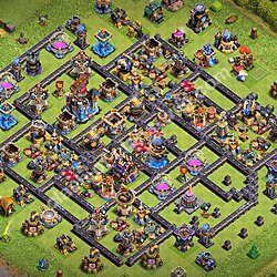 Base Anti Bintang 3 TH18 dengan Link, Salin Desain Base Balai Kota 18 2026, #3651